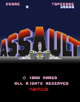 Assault (Japan) screen shot title